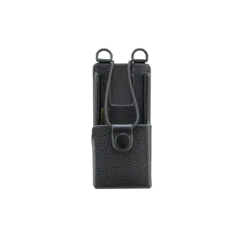 Motorola Carry Case Hard Leather 3" Fixed Belt Loop