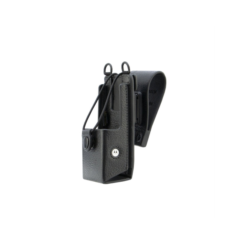 Motorola Carry Case Hard Leather 3" Swivel Belt Loop