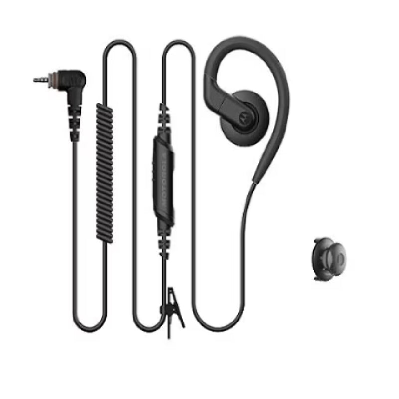 Motorola Earpiece Over the Ear with Ear Tip 2.5mm, Single Pin, Angled