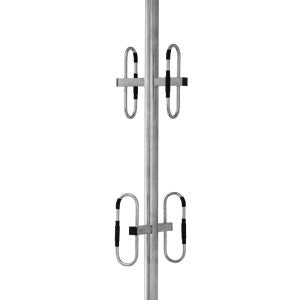 Benelec UHF 2 x 3dBd Base Omni-Dipole Dual Array Antenna 380-490MHz, N Socket