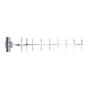 Benelec UHF 11dBd 9 Element Yagi Antenna with Stainless Steel Bracket 450-470MHz, N Socket