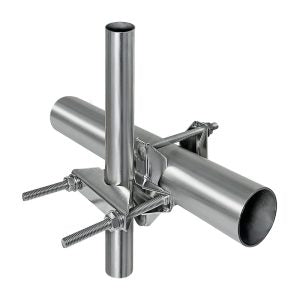 Benelec Base Antenna Bracket, Perpendicular Mounting, Stainless Steel