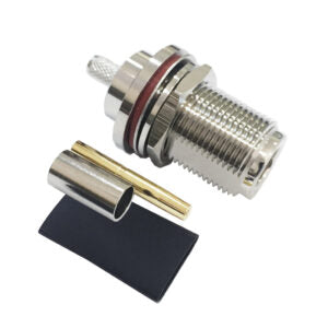 N Socket Bulkhead for RG58