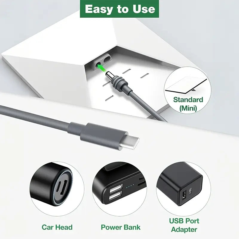 Starlink Mini USB-C DC Power Cable 2m
