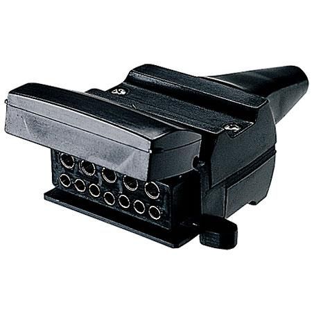 Narva 12 Pin Flat Socket with Reed Switch