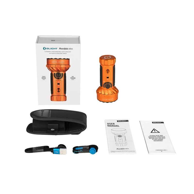 Olight Marauder Mini 7000 Lumens Torch Orange