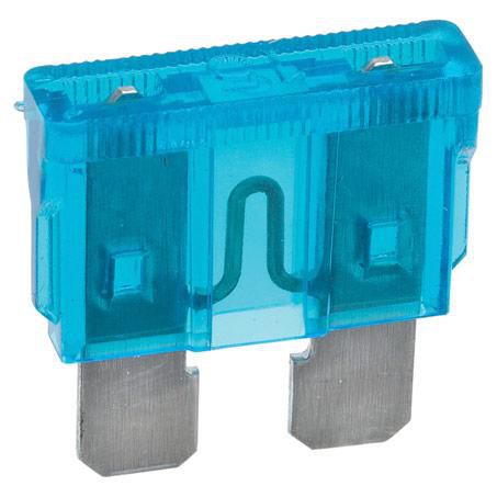Narva Standard Blade Fuse 15A Cyan 5 Pce