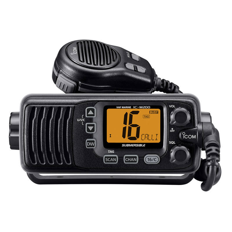 Fixed Ruff IC-M200 - IPX7 Fixed VHF Marine Radio — Ruff Road Communications