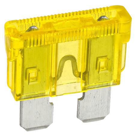 Narva Standard Blade Fuse 20A Yellow 5 Pce