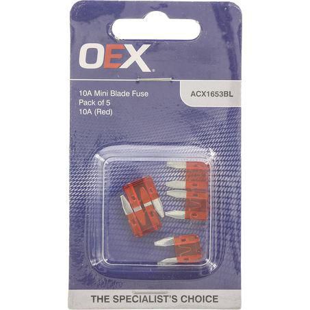 Narva Micro Blade Fuse 10A Red 5 Pce