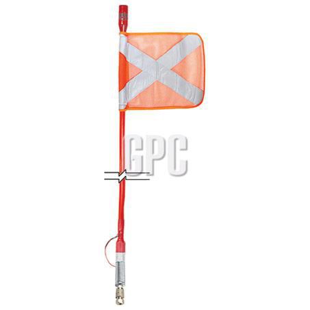 OEX Safety Flag w/LED Light 1.2m