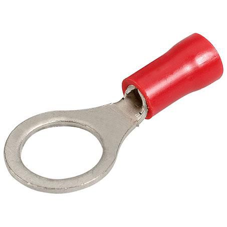 Narva Crimp Terminal Ring Red Insulated 8.4mm - 16 Pce