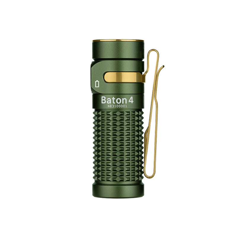 Olight Baton 4 Rechargeable Pocket Torch (Green)