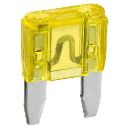 Narva Mini Blade Fuse 20A Yellow 5 Pce