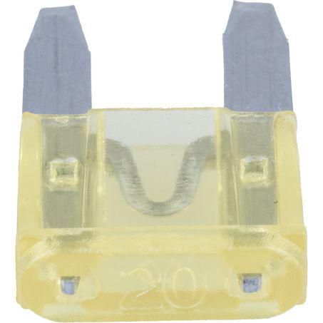 OEX Mini Blade Fuse, 20A Yellow - Pack of 5
