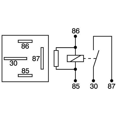 Narva 12v Relay 4 Pin 40A