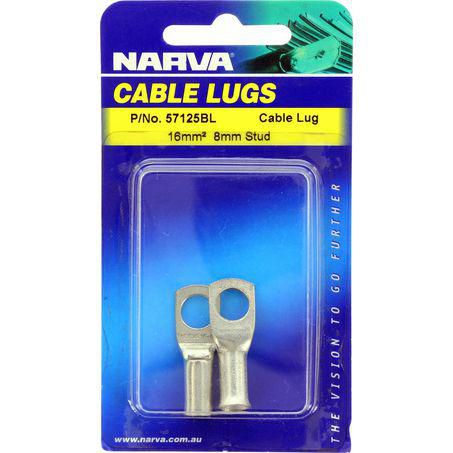 Narva Cable Lug 16mm2 8mm Stud Flared End