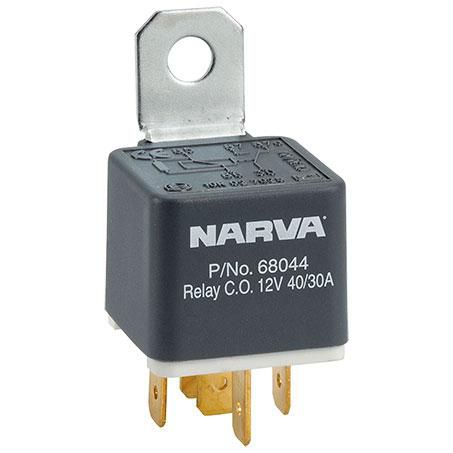 Narva 12v Relay 5 Pin 30/40A With Resistor