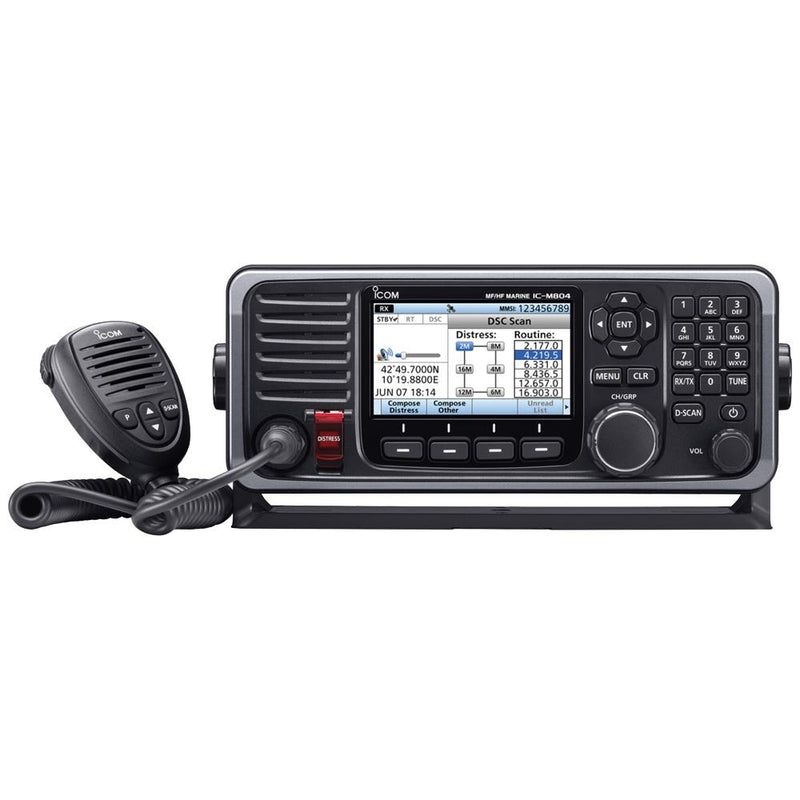 IC-M804_12V 125W, Class-E DSC MF/HF SSB Marine Radio 12V