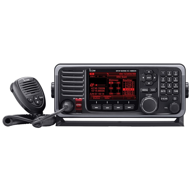 IC-M804_12V 125W, Class-E DSC MF/HF SSB Marine Radio 12V