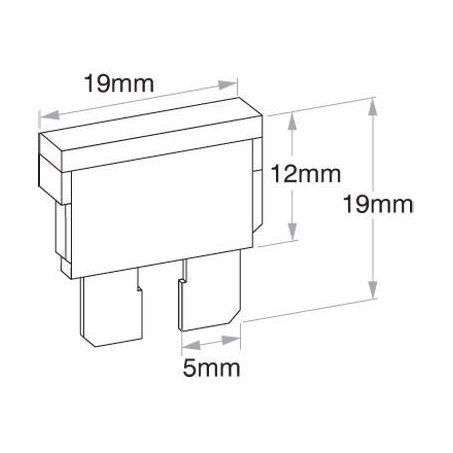 OEX Standard Blade Fuse Assortment - Pack of 5