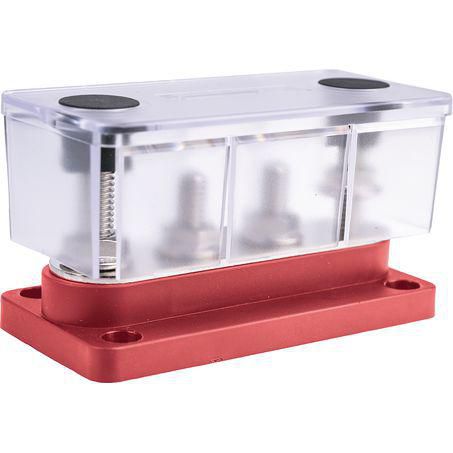 OEX 150A Distribution Block 4 Terminals - Red