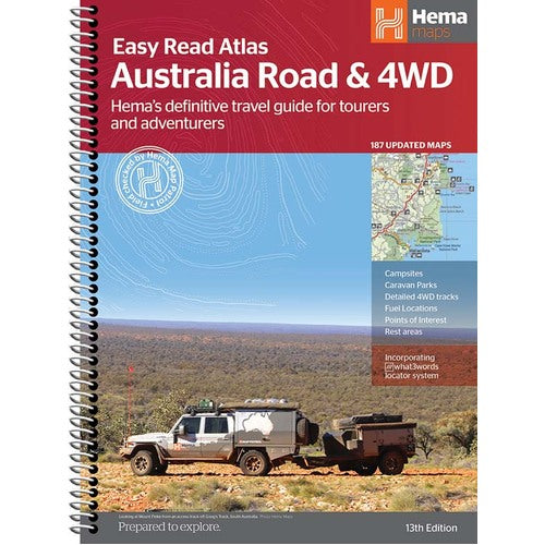 Easy Read Atlas Australia Road & 4WD