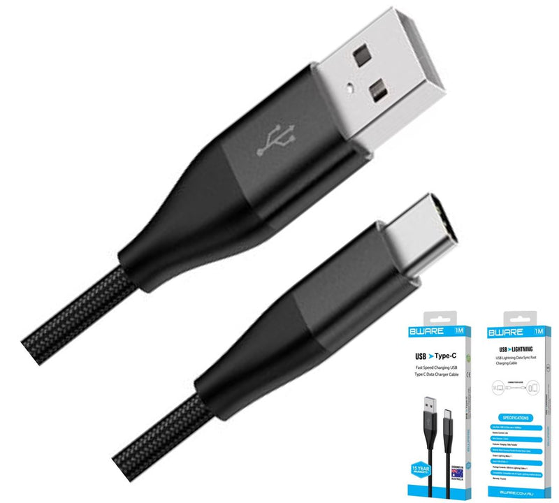 Cacle Ruff USB-A to USB-C Fast Charging Cable — Ruff Road Communications