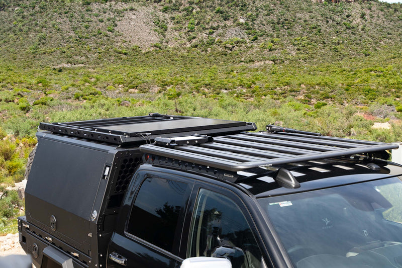 Boss Aluminium Starlink Mini Roof Rack Mount with white cover