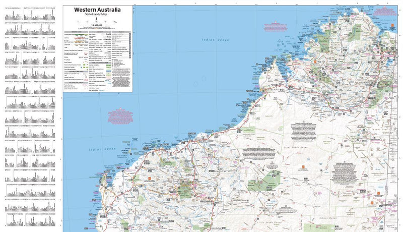 Western Australia Handy Map - HEMA