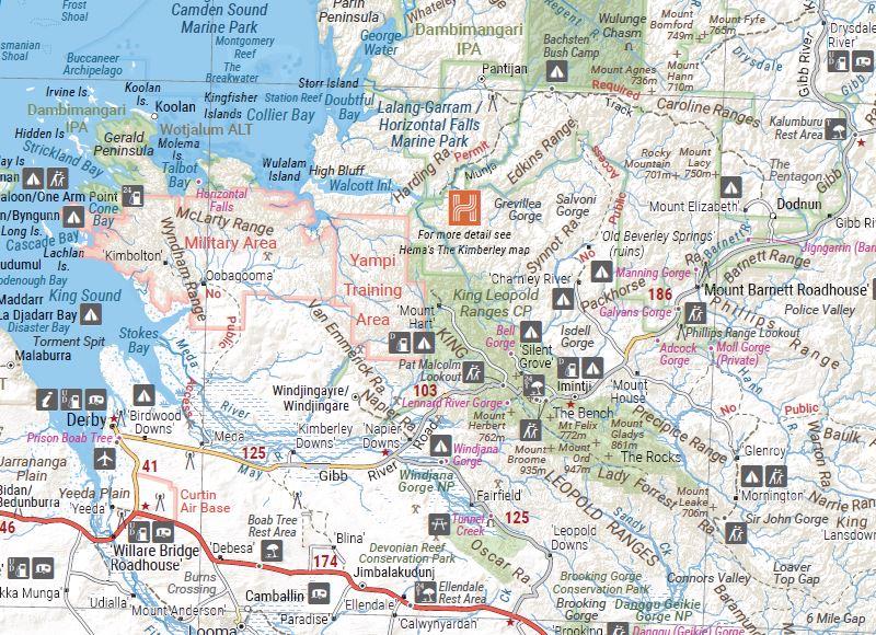 Western Australia Handy Map - HEMA