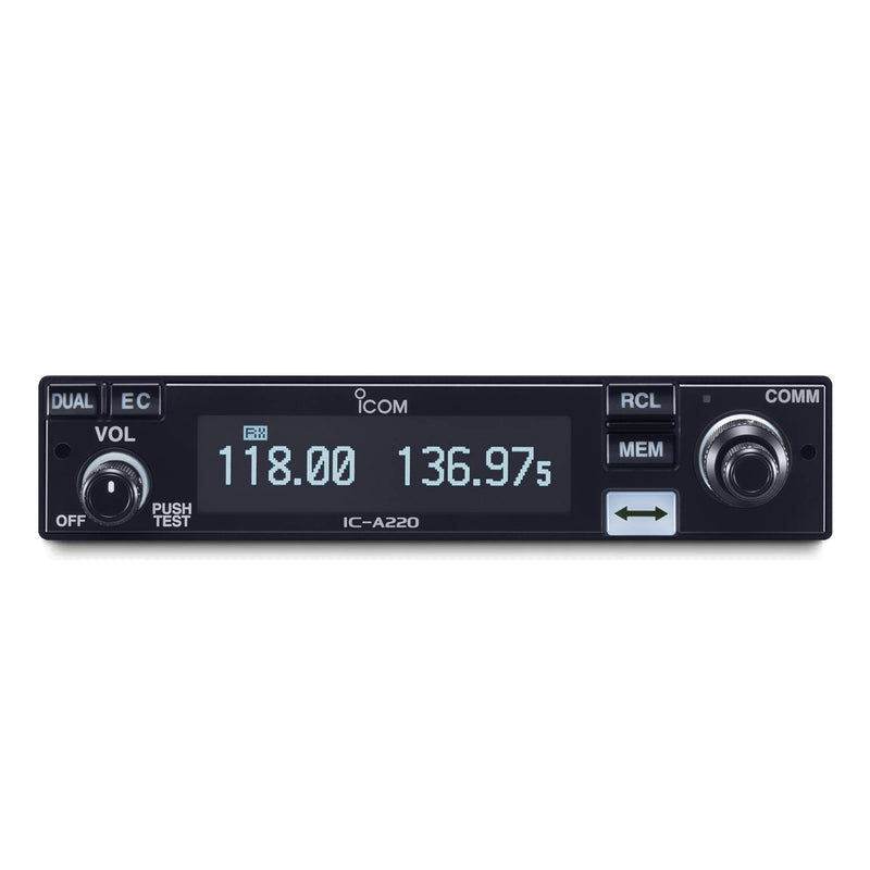 IC-A220 TSO 7 Watt (PEP), Panel Mount VHF Airband Transceiver (TSO Version)