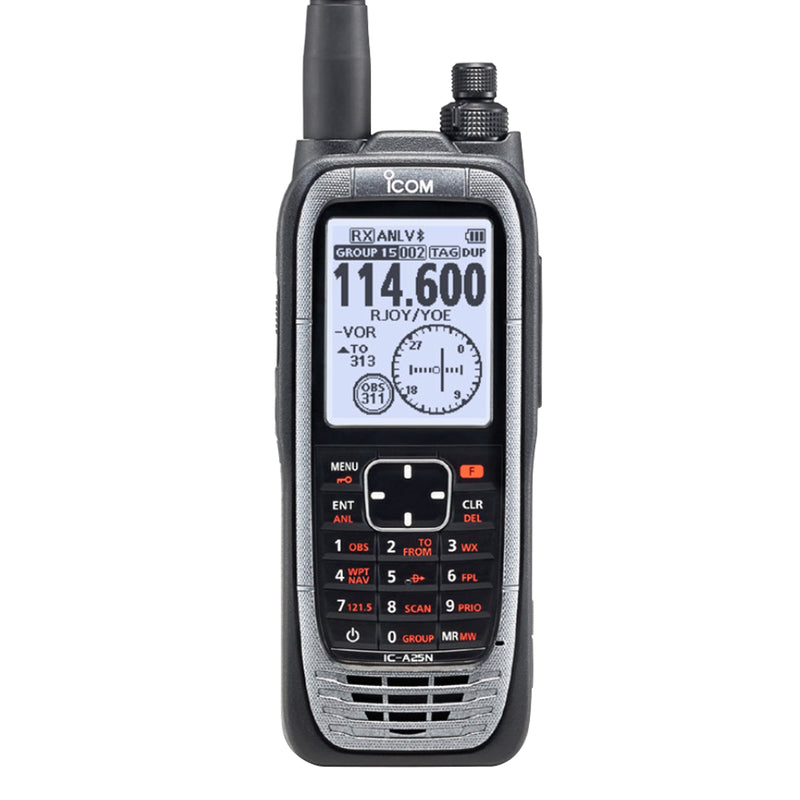 IC-A25NE 6 Watt (PEP), Handheld VHF Airband Transceiver (NAV)