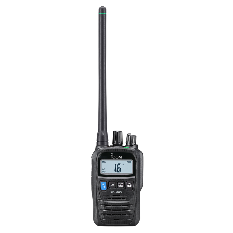 IC-M85E Compact and Powerful Marine Handheld with LMR Features