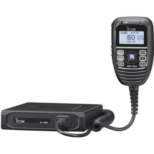 IC-455 5 Watt, 80ch Mobile UHF CB Transceiver 12V/24V with Controller Mic
