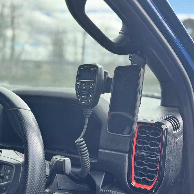 GMF Phone & UHF Hand Piece Holder (suit Ranger, Everest & Raptor)