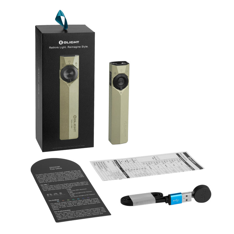 Olight ArkPro Series – Flat Unibody EDC Torch Olive Green