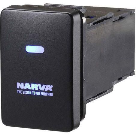 Narva Style Sealed Push Switch Off/On SPDT 12V Blue LED