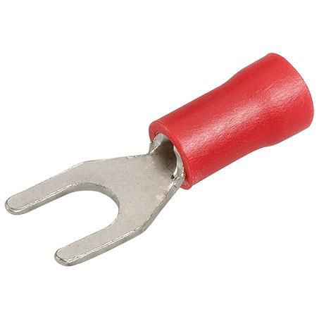 Narva Crimp Terminal Spade Red Insulated 4.3mm - 21 Pce