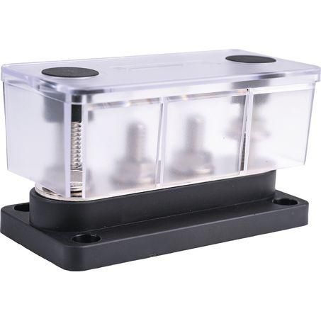 OEX 150A Distribution Block 4 Terminals - Black