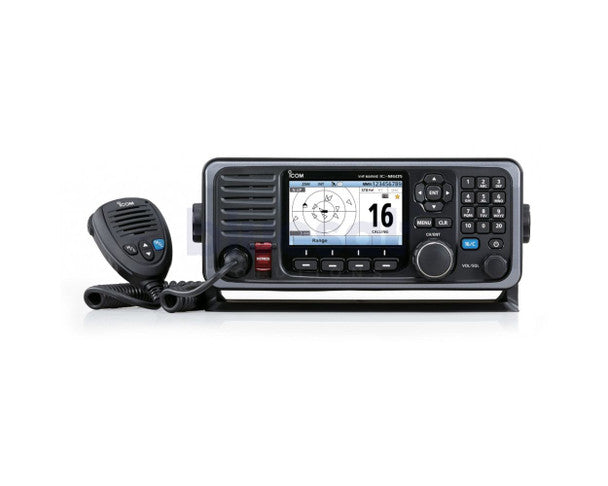 IC-M605EURO Class-D DSC with Built in AIS Receiver. Connect up to 3 Commandmic