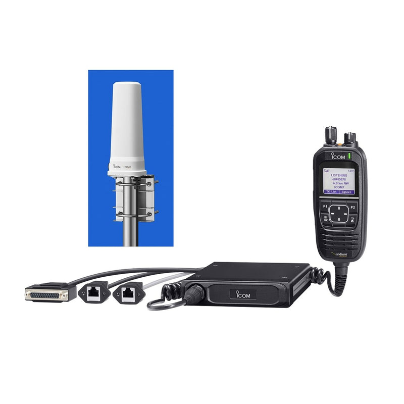 IC-SAT100M_NBT Satellite PTT Transceiver for in-building or in-vehicle use (No Bluetooth)