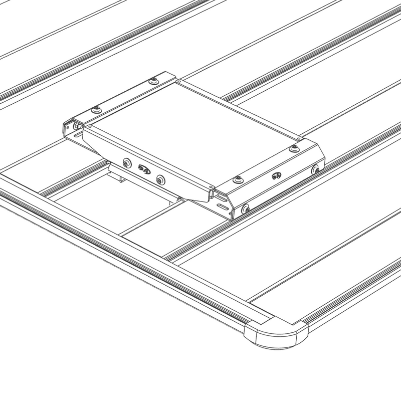 Boss Adaptor Bracket To Suit ARB Base Rack (Pair)