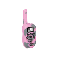 UH45CP 80 Channel UHF CB Handheld Radio (Walkie-Talkie) with Kid Zone – Pink Camouflage Colour