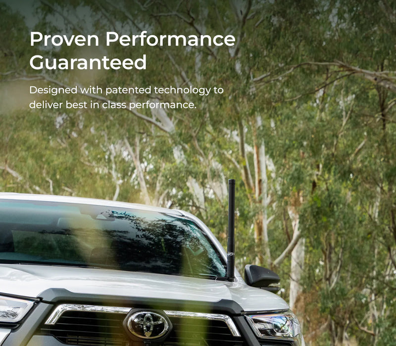 Zetifi UHF 3dbi 780mm Gloss black and Icom IC-455 COMBO